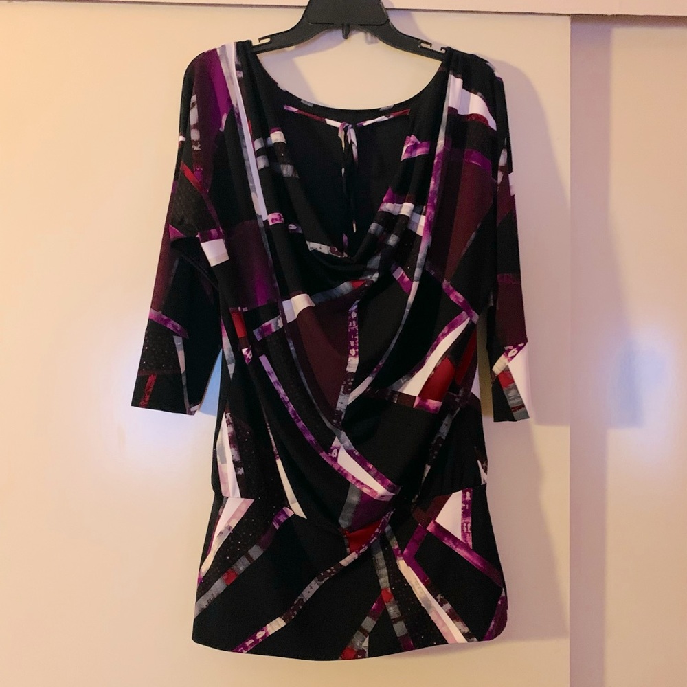 WHITE HOUSE|BLACK MARKET multi color dress